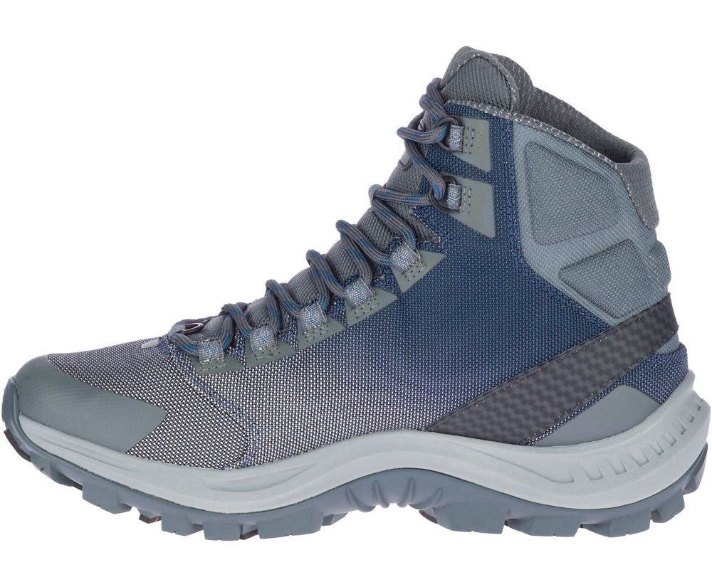 Merrell Boots Grey - Thermo Cross 2 Mid Waterproof - Mens 85DLSAIYH